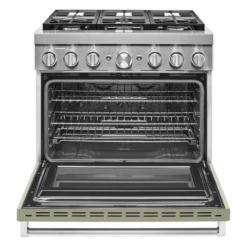 KitchenAid® 36'' Smart Commercial-Style Dual Fuel Range With 6 Burners -Kitchen Appliances Shop frqrkworeoym