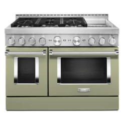 KitchenAid® 48'' Smart Commercial-Style Gas Range With Griddle