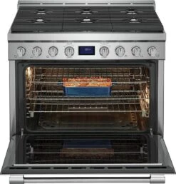 Frigidaire Professional 36" Front Control Freestanding Gas Range -Kitchen Appliances Shop frrjrgdsvvbg