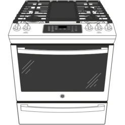 GE® 30" Slide-In Front-Control Convection Gas Range With No Preheat Air Fry -Kitchen Appliances Shop frscgynbarqp