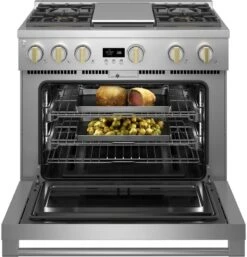 Monogram 36" All Gas Professional Range With 4 Burners And Griddle (Natural Gas) 26 Monogram 36" All Gas Professional Range With 4 Burners And Griddle (Natural Gas) -Kitchen Appliances Shop frsfuxcugeyl
