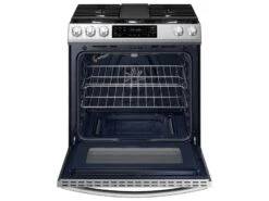 Samsung 6.0 Cu. Ft. Smart Slide-in Gas Range With Air Fry & Convection In Fingerprint Resistant Stainless Steel -Kitchen Appliances Shop frsnyyhhjiax