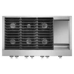 48" NOIR™ Gas Professional-Style Range With Chrome-Infused Griddle -Kitchen Appliances Shop frstwzjhggpu