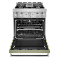 KitchenAid® 30'' Smart Commercial-Style Gas Range With 4 Burners -Kitchen Appliances Shop frtudwcoknev