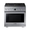 Transitional 36" Dual-Fuel Range, Silver Stainless Steel, Natural Gas/Liquid Propan 1 Transitional 36" Dual-Fuel Range, Silver Stainless Steel, Natural Gas/Liquid Propan -Kitchen Appliances Shop fruwvsaedvlw