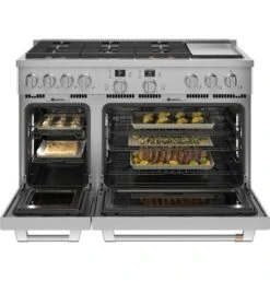 Café™ 48" Smart Dual-Fuel Commercial-Style Range With 6 Burners And Griddle (Natural Gas) -Kitchen Appliances Shop frveskgukbrr