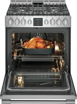 Frigidaire Professional 30" Front Control Gas Range With Air Fry -Kitchen Appliances Shop frvjytrlxgxc