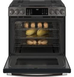 GE Profile™ 30" Smart Slide-In Front-Control Gas Range With No Preheat Air Fry -Kitchen Appliances Shop frvmdwaaapok