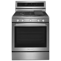 KitchenAid 30-Inch 5-Burner Gas Convection Range