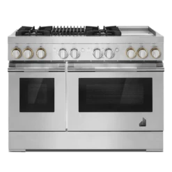 RISE™ 48" Dual-Fuel Professional-Style Range With Chrome-Infused Griddle And Grill