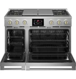 Monogram 48" Dual-Fuel Professional Range With 4 Burners, Grill, And Griddle (Natural Gas) -Kitchen Appliances Shop frvsfvszrebg