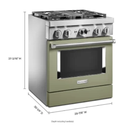 KitchenAid® 30'' Smart Commercial-Style Dual Fuel Range With 4 Burners 24 KitchenAid® 30'' Smart Commercial-Style Dual Fuel Range With 4 Burners -Kitchen Appliances Shop frwtmmzlsnny