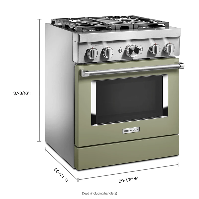 KitchenAid® 30'' Smart Commercial-Style Dual Fuel Range With 4 Burners 13 KitchenAid® 30'' Smart Commercial-Style Dual Fuel Range With 4 Burners - Image 11