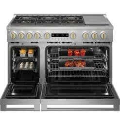 Monogram 48" All Gas Professional Range With 6 Burners And Griddle (Natural Gas) -Kitchen Appliances Shop frxgajyqwsiz