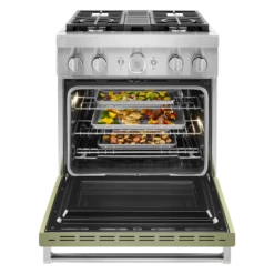 KitchenAid® 30'' Smart Commercial-Style Dual Fuel Range With 4 Burners 16 KitchenAid® 30'' Smart Commercial-Style Dual Fuel Range With 4 Burners -Kitchen Appliances Shop frxqphadoyqa