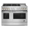 48" RISE™ Gas Professional-Style Range With Chrome-Infused Griddle -Kitchen Appliances Shop frxtnhzherkz
