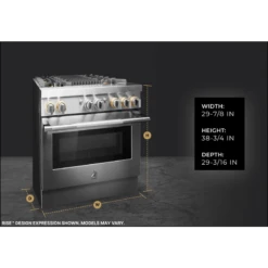 RISE™ 30" Gas Professional Range -Kitchen Appliances Shop frxwnuibdihc