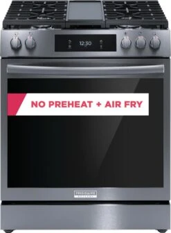 Frigidaire Gallery 30" Front Control Gas Range With Total Convection