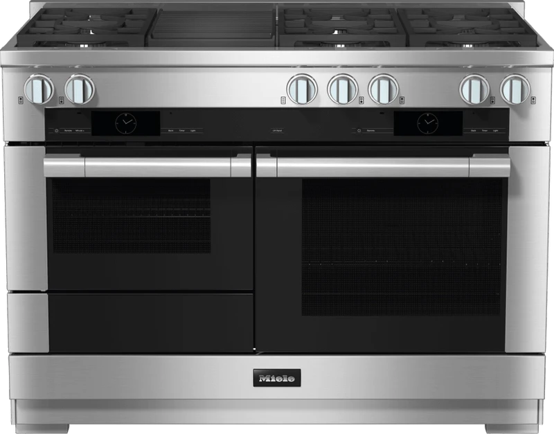 MIELE HR 1955-3 G DF GR - 48 Inch Range - The Dual Fuel All-rounder With M Touch For The Highest Demands. 3 MIELE HR 1955-3 G DF GR - 48 Inch Range - The Dual Fuel All-rounder With M Touch For The Highest Demands.
