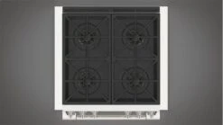 30" All Gas Pro Range - Matte White -Kitchen Appliances Shop fryrebelwvle