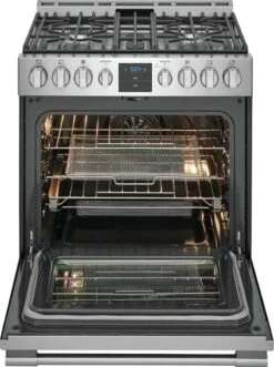 Frigidaire Professional 30" Front Control Gas Range With Air Fry -Kitchen Appliances Shop frythlkwpaam