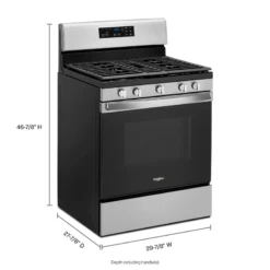 Whirlpool 5.0 Cu. Ft. Gas Range With Center Oval Burner 21 Whirlpool 5.0 Cu. Ft. Gas Range With Center Oval Burner -Kitchen Appliances Shop frzxykslfuir
