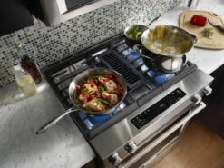 Stainless Steel KitchenAid® 30-Inch 4-Burner Dual Fuel Downdraft Slide-In Range 11 Stainless Steel KitchenAid® 30-Inch 4-Burner Dual Fuel Downdraft Slide-In Range -Kitchen Appliances Shop jnqlmebklk