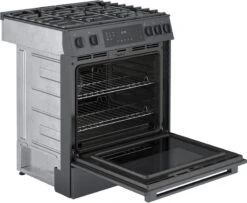 Bosch 800 Series Gas Slide-in Range 30" Black Stainless Steel 26 Bosch 800 Series Gas Slide-in Range 30" Black Stainless Steel -Kitchen Appliances Shop mealgraapnfs