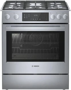Bosch 800 Series Gas Slide-in Range 30" Stainless Steel