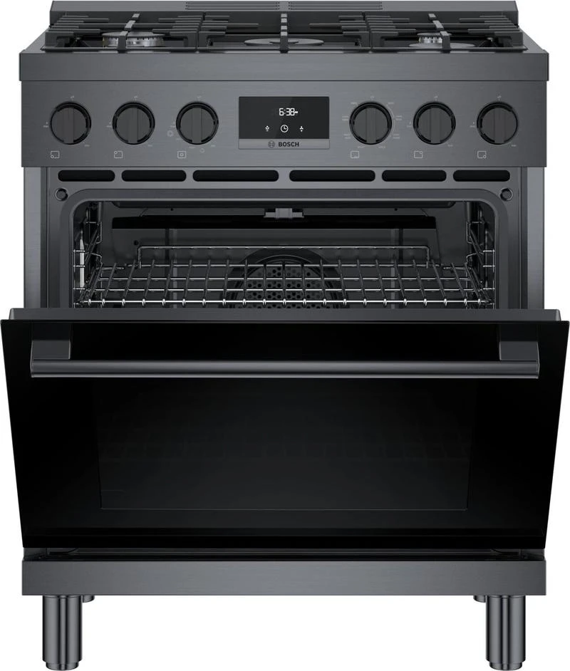 Bosch 800 Series Dual Fuel Freestanding Range 30" Black Stainless Steel 17 Bosch 800 Series Dual Fuel Freestanding Range 30" Black Stainless Steel - Image 15