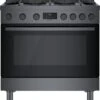 Bosch 800 Series Gas Freestanding Range 36" Black Stainless Steel 1 Bosch 800 Series Gas Freestanding Range 36" Black Stainless Steel -Kitchen Appliances Shop mebvprixvrau