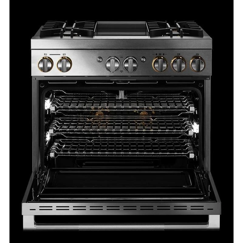 RISE™ 36" Dual-Fuel Professional Range With Chrome-Infused Griddle - CLEARANCE ITEM 8 RISE™ 36" Dual-Fuel Professional Range With Chrome-Infused Griddle - CLEARANCE ITEM - Image 6