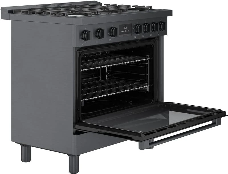 Bosch 800 Series Dual Fuel Freestanding Range 36" Black Stainless Steel 10 Bosch 800 Series Dual Fuel Freestanding Range 36" Black Stainless Steel - Image 8