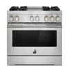 RISE™ 36" Dual-Fuel Professional Range With Chrome-Infused Griddle - CLEARANCE ITEM -Kitchen Appliances Shop medrssahytpw