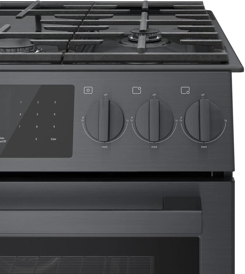 Bosch 800 Series Gas Slide-in Range 30" Black Stainless Steel 7 Bosch 800 Series Gas Slide-in Range 30" Black Stainless Steel - Image 5