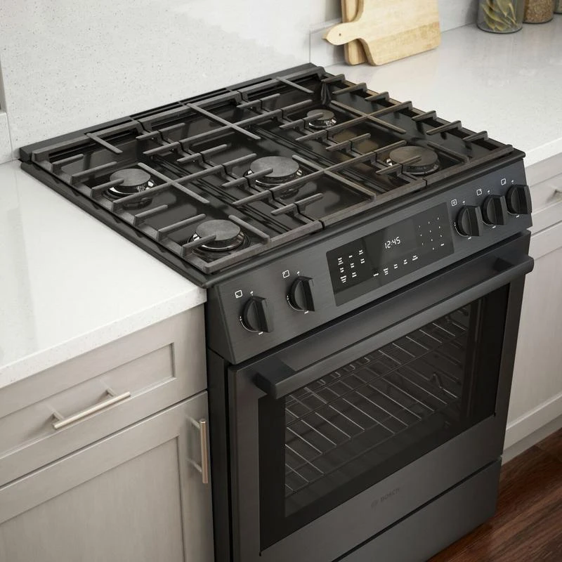 Bosch 800 Series Gas Slide-in Range 30" Black Stainless Steel 14 Bosch 800 Series Gas Slide-in Range 30" Black Stainless Steel - Image 12