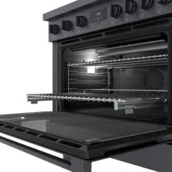 Bosch 800 Series Gas Freestanding Range 36" Black Stainless Steel -Kitchen Appliances Shop meghqupfuius