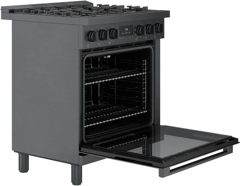 Bosch 800 Series Dual Fuel Freestanding Range 30" Black Stainless Steel 8 Bosch 800 Series Dual Fuel Freestanding Range 30" Black Stainless Steel - Image 6