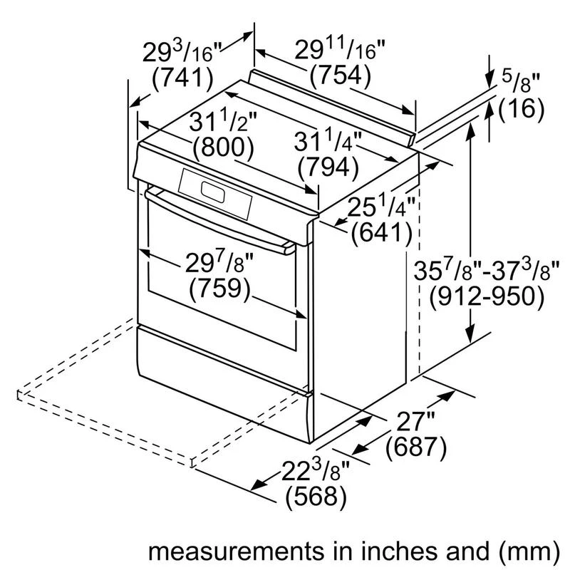 Bosch Benchmark® Gas Slide-in Range 30" Stainless Steel 16 Bosch Benchmark® Gas Slide-in Range 30" Stainless Steel - Image 14