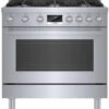 Bosch 800 Series Gas Freestanding Range 36" Stainless Steel