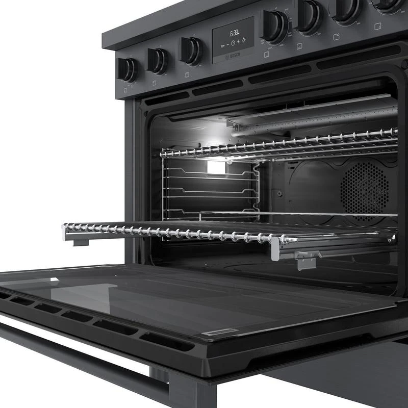 Bosch 800 Series Dual Fuel Freestanding Range 36" Black Stainless Steel 11 Bosch 800 Series Dual Fuel Freestanding Range 36" Black Stainless Steel - Image 9