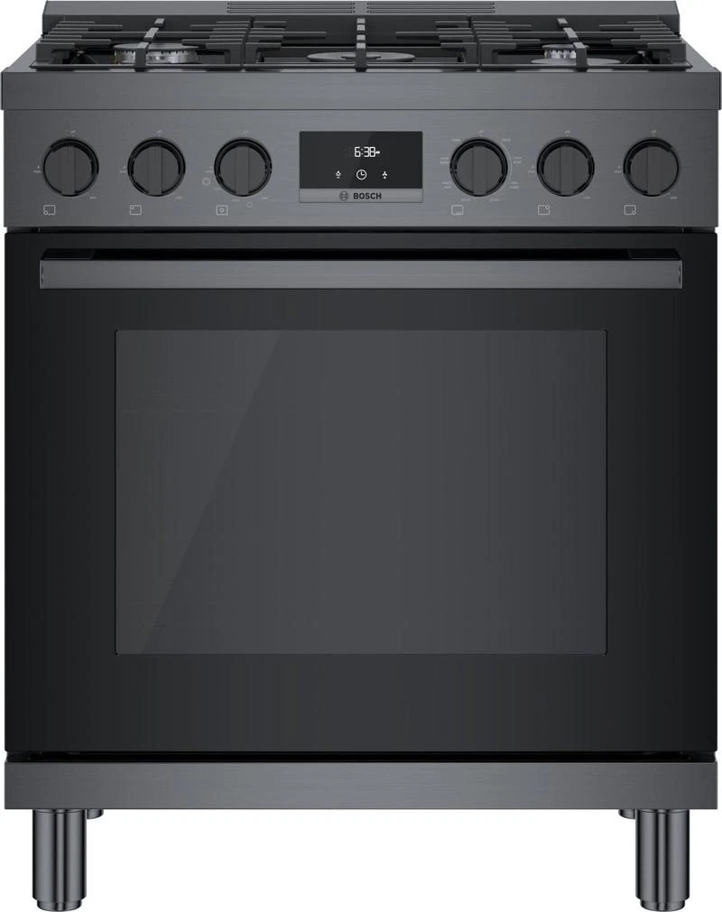 Bosch 800 Series Dual Fuel Freestanding Range 30" Black Stainless Steel 3 Bosch 800 Series Dual Fuel Freestanding Range 30" Black Stainless Steel