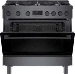 Bosch 800 Series Dual Fuel Freestanding Range 36" Black Stainless Steel 36 Bosch 800 Series Dual Fuel Freestanding Range 36" Black Stainless Steel -Kitchen Appliances Shop meoijmenjnti