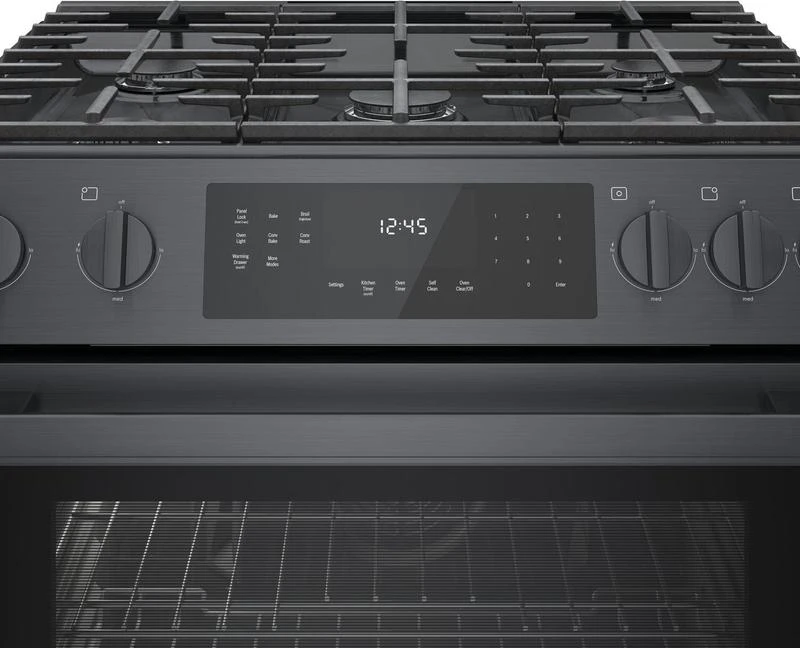 Bosch 800 Series Gas Slide-in Range 30" Black Stainless Steel 6 Bosch 800 Series Gas Slide-in Range 30" Black Stainless Steel - Image 4