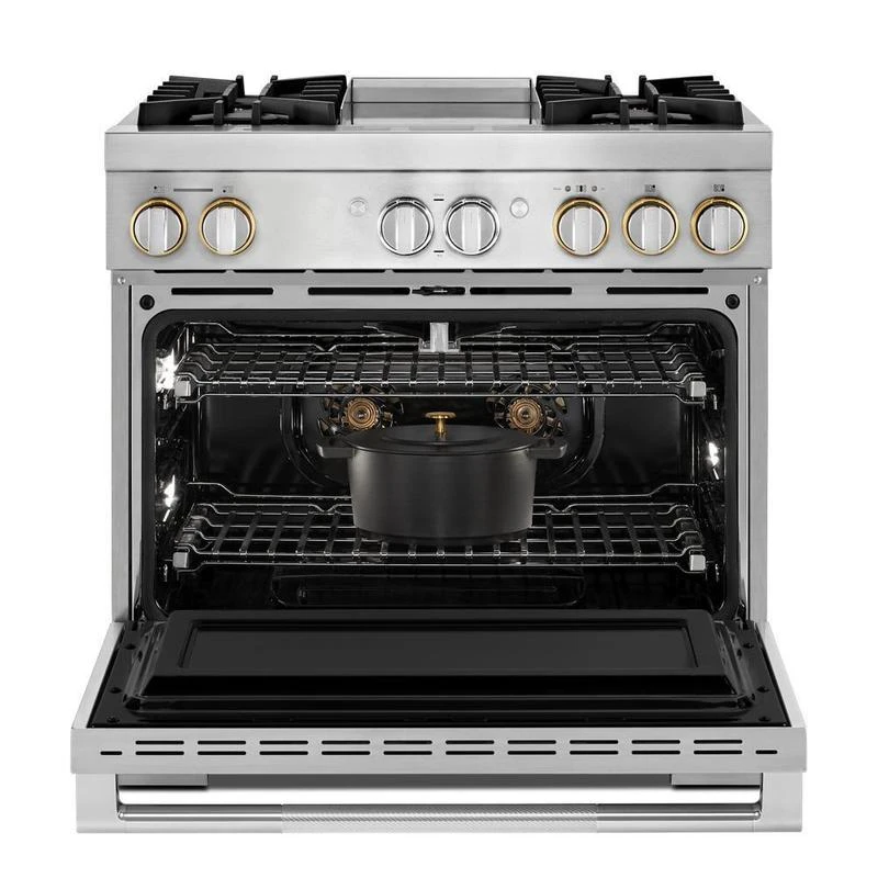RISE™ 36" Dual-Fuel Professional Range With Chrome-Infused Griddle - CLEARANCE ITEM 9 RISE™ 36" Dual-Fuel Professional Range With Chrome-Infused Griddle - CLEARANCE ITEM - Image 7
