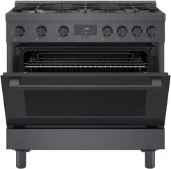 Bosch 800 Series Gas Freestanding Range 36" Black Stainless Steel -Kitchen Appliances Shop merixwpdxxlu