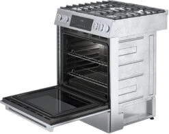 Bosch 800 Series Gas Slide-in Range 30" Stainless Steel -Kitchen Appliances Shop metbhuespedc