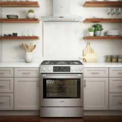 Bosch Benchmark® Dual Fuel Slide-in Range 30" Stainless Steel 31 Bosch Benchmark® Dual Fuel Slide-in Range 30" Stainless Steel -Kitchen Appliances Shop metsrygchrjr