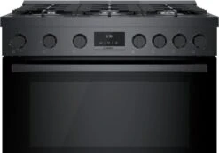 Bosch 800 Series Gas Freestanding Range 36" Black Stainless Steel -Kitchen Appliances Shop metwjotyhdjf