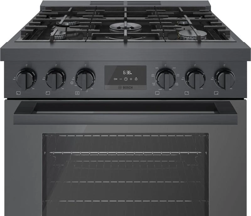 Bosch 800 Series Dual Fuel Freestanding Range 30" Black Stainless Steel 9 Bosch 800 Series Dual Fuel Freestanding Range 30" Black Stainless Steel - Image 7